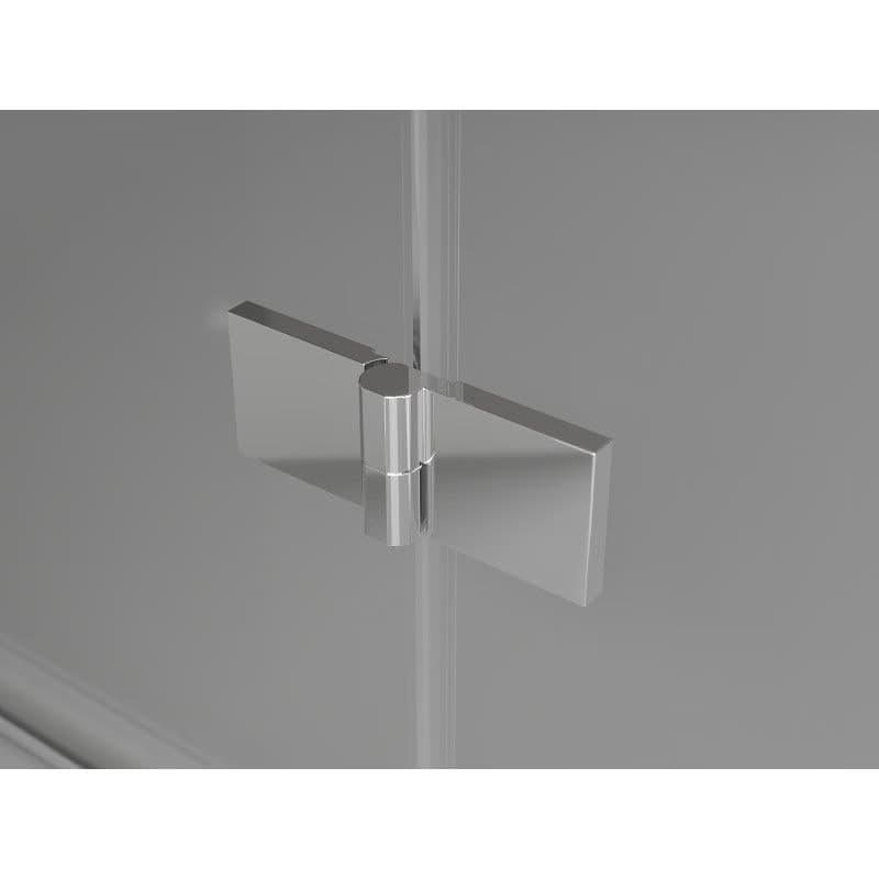 MEXEN/S - Mist H Duo sprchovací kút dvere krídlové 70 x 70, transparent, chróm 8A5-070L-070P-01-00 3