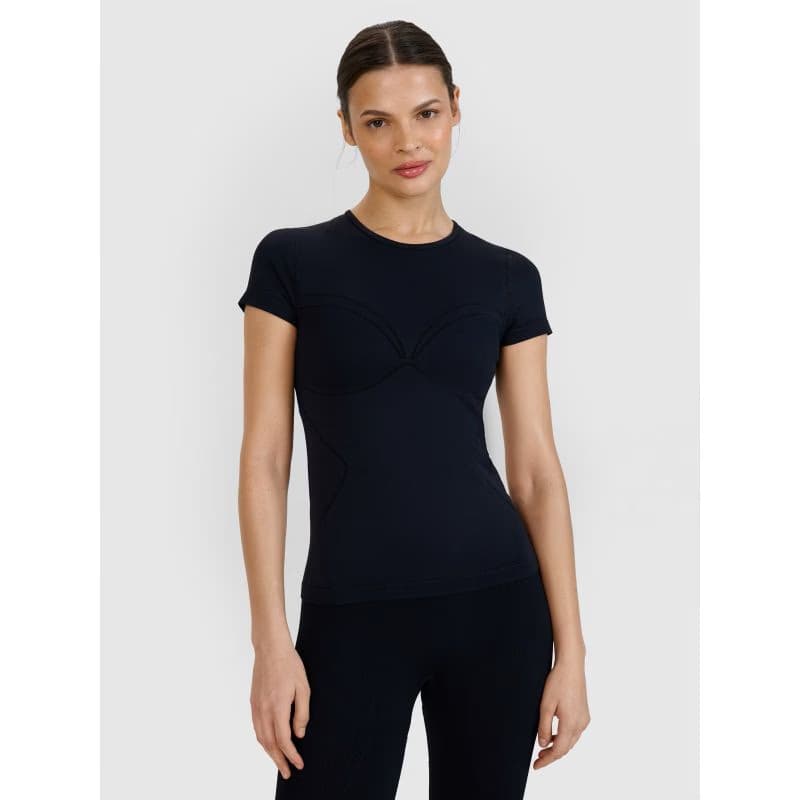 Dámske tréningové tričko s krátkym rukávom 4F TSHIRT FNK F1270-20S-DEEP BLACK 2
