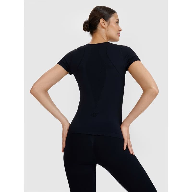 Dámske tréningové tričko s krátkym rukávom 4F TSHIRT FNK F1270-20S-DEEP BLACK 3