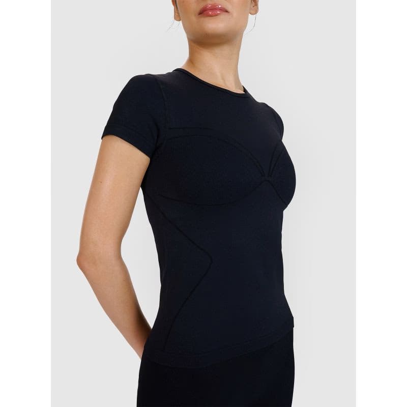 Dámske tréningové tričko s krátkym rukávom 4F TSHIRT FNK F1270-20S-DEEP BLACK 6
