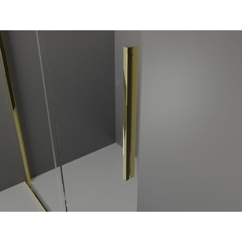 MEXEN/S - Velár sprchovací kút 90 x 70, transparent, zlatá 871-090-070-01-50 3