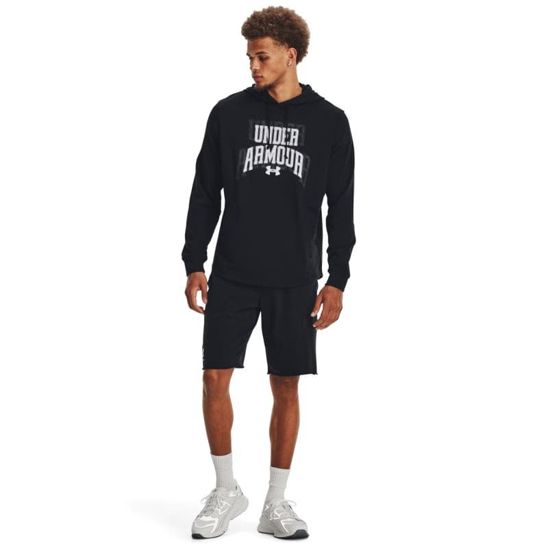 Pánska mikina s kapucňou UNDER ARMOUR UA Rival Terry Graphic HD-BLK 4
