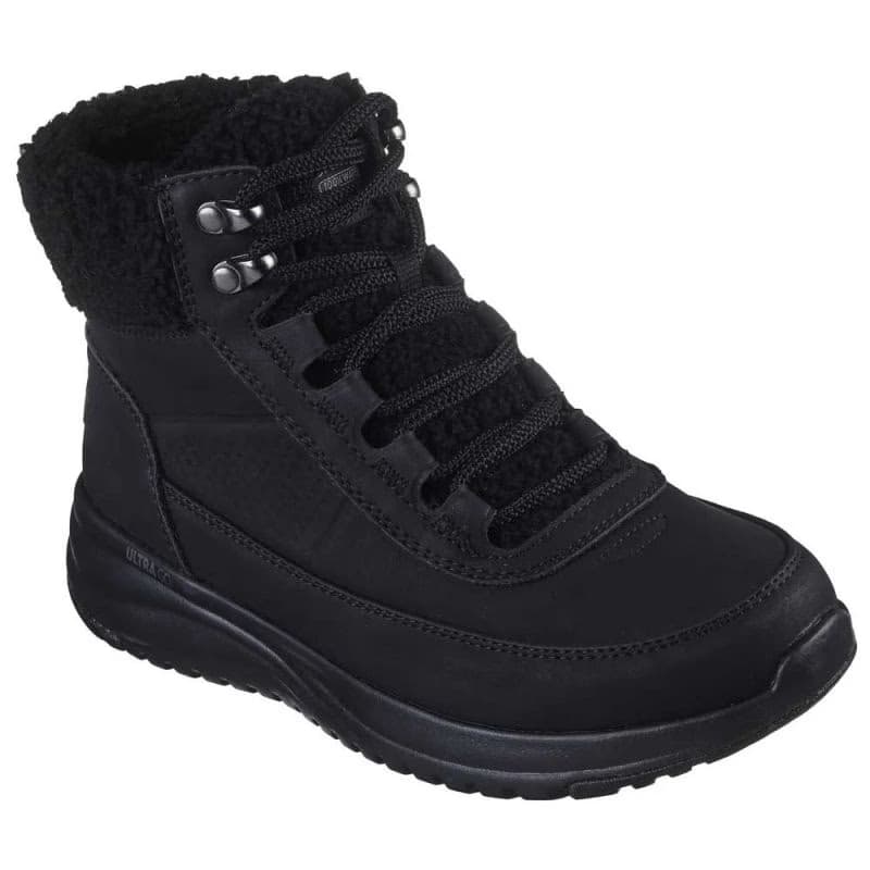 Dámske členkové zimné topánky SKECHERS Stellar Alpine Adventure WP W black black 2