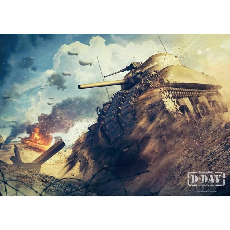 GLO GAMING PUZZLE: WORLD OF TANKS D-DAY 2
