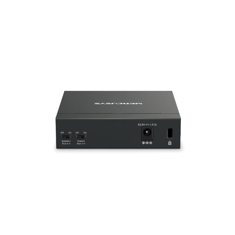 Mercusys MS105GP 5xGb destop switch 4xPoE+ 3