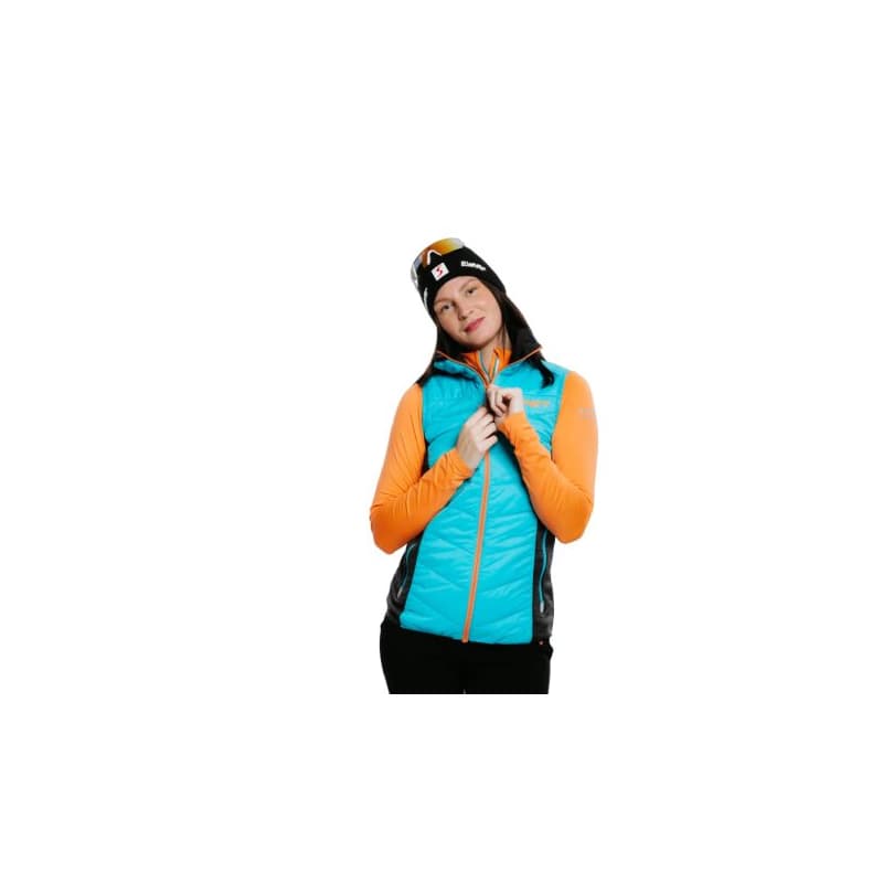 Dámska vesta na skialp EVERETT SkiToura PRIMALOFT vest W blue 1