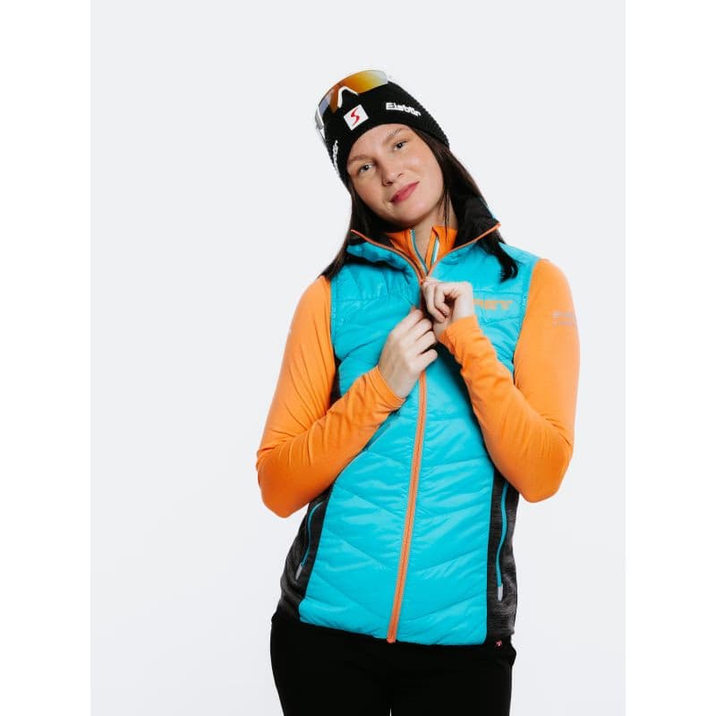 Dámska vesta na skialp EVERETT SkiToura PRIMALOFT vest W blue 2
