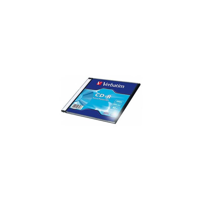 Verbatim CD-R, 43347, DataLife, 1-pack, 700MB, Extra Protection, 52x, 80min., slim box, pre archiváciu dať 2