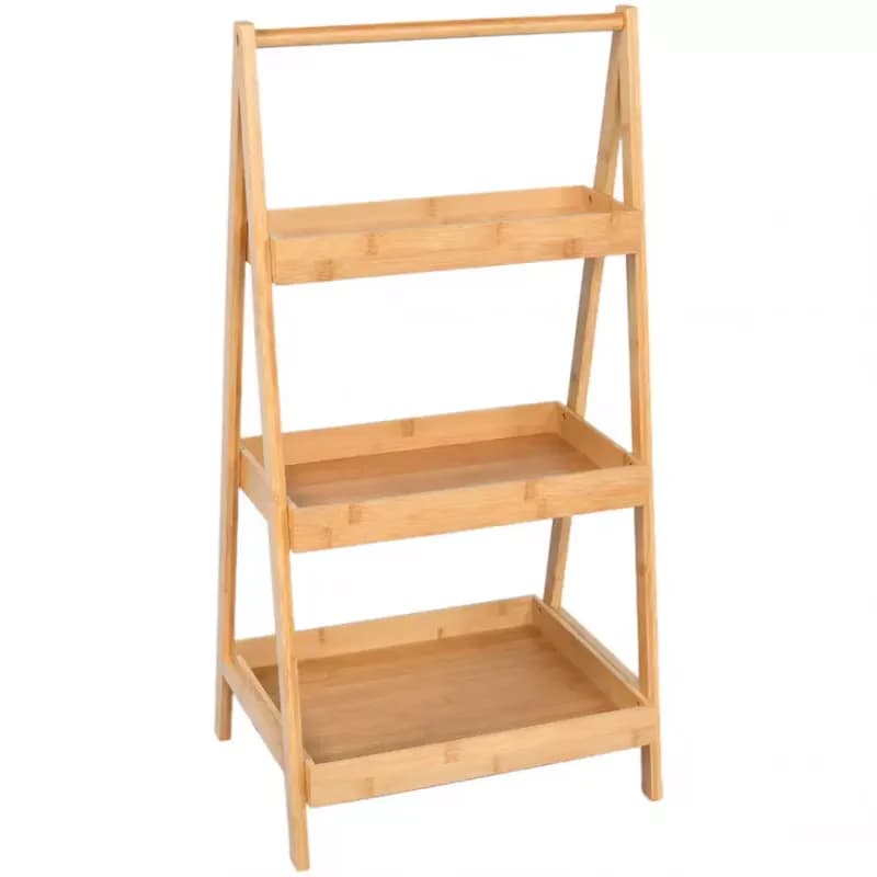 Kúpeľňová Polička Bambus 40x30xh80cm Sca0210aa-A 1