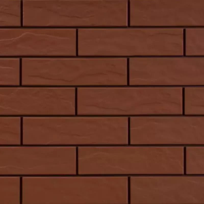 Vonkajší obklad  Rustik burgund 24.5/6.5 1