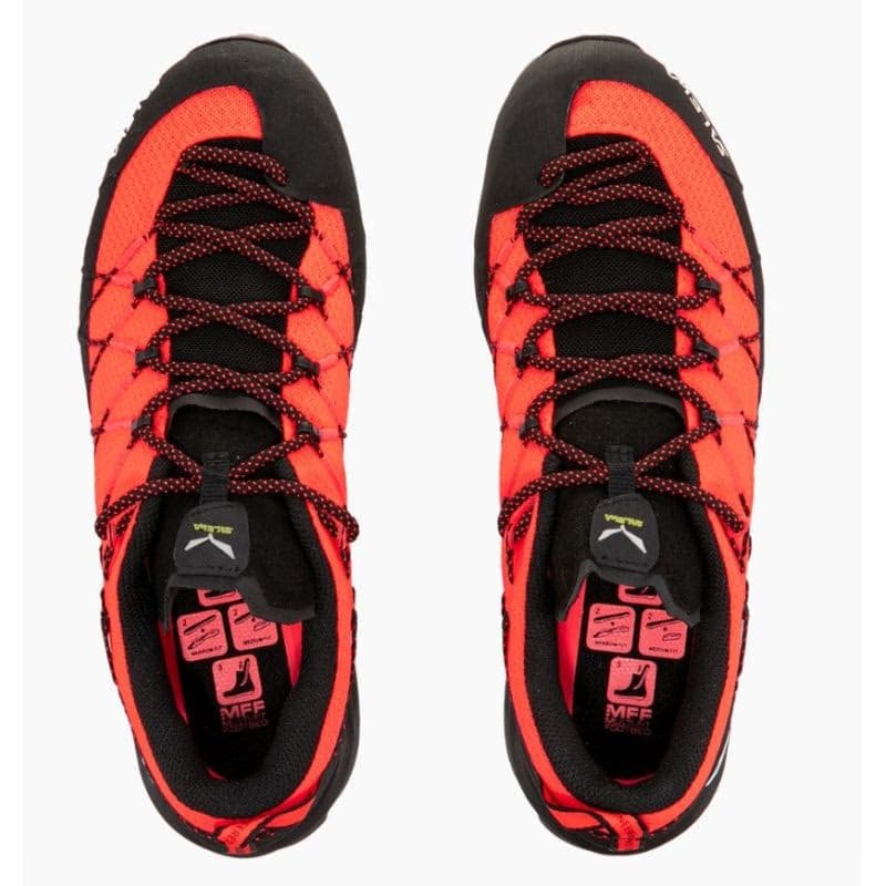 Dámska nízka turistická obuv SALEWA Wildfire 2 W fluo coral black 4
