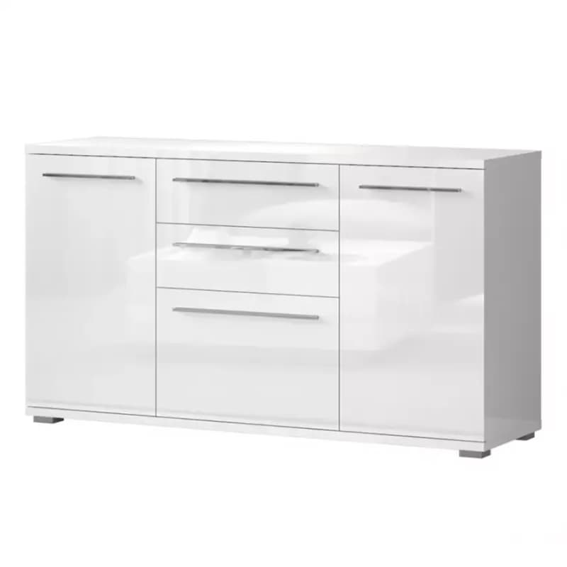Komoda Piano K180-3K2F/PN-70/KA/70 lakované crystal white 1