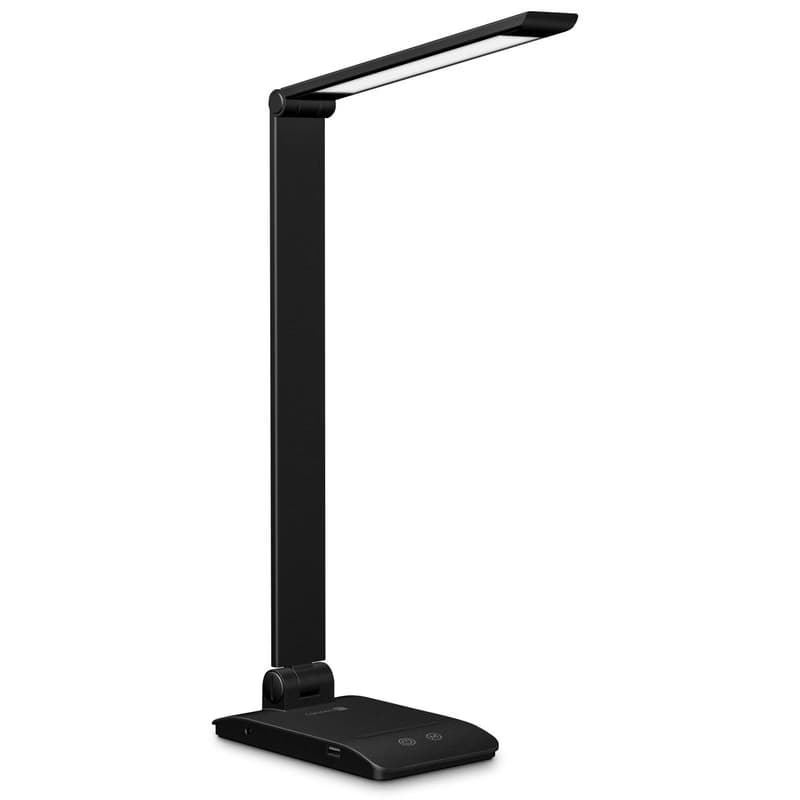 CONNECT IT BRIGHT stolná LED lampička, USB-A výstrup, ČIERNA 1