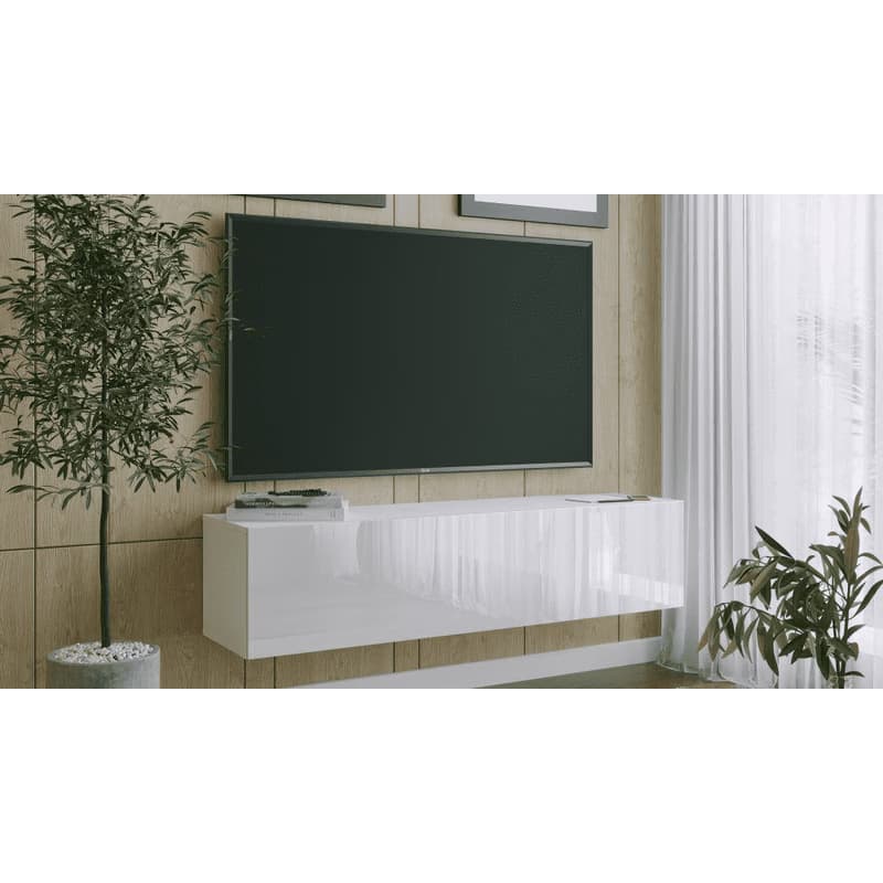 ArtExt Závesný TV stolík JOY | 150 cm Farba: Čierna (dražky) 5