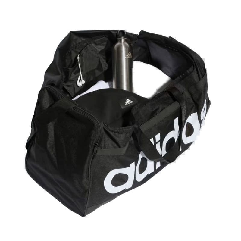 Cestovná taška ADIDAS LINEAR DUFFEL L BLACK WHITE 3