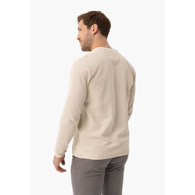 Pánske tričko s dlhým rukávom VOLCANO L-ONYX-CREAM 3
