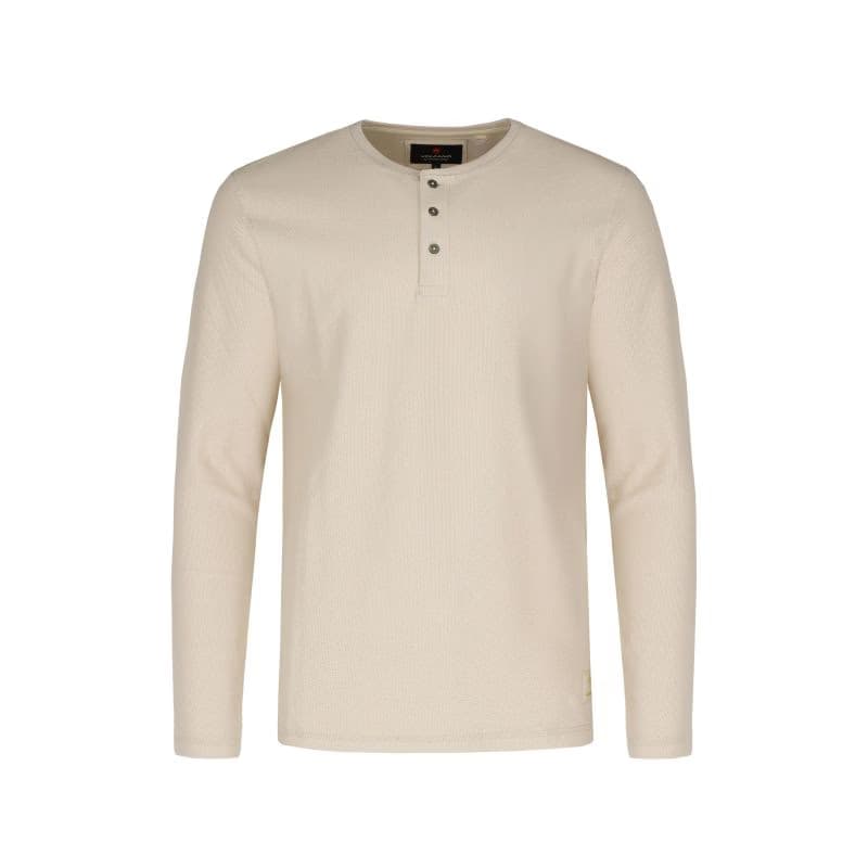 Pánske tričko s dlhým rukávom VOLCANO L-ONYX-CREAM 5