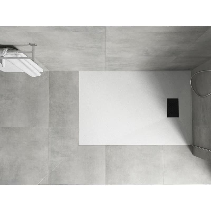 MEXEN/S - Hugo sprchová vanička SMC 110x90, biela, krytka čierna 42109011-B 4