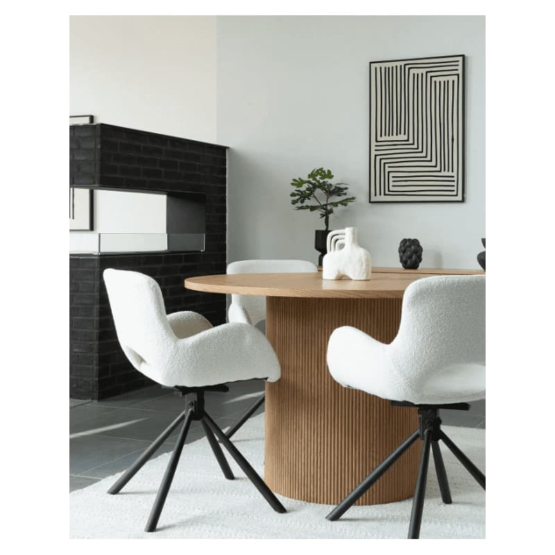 Elvisia Jedálenský stôl BOAVISTA | prírodná 120 cm 4