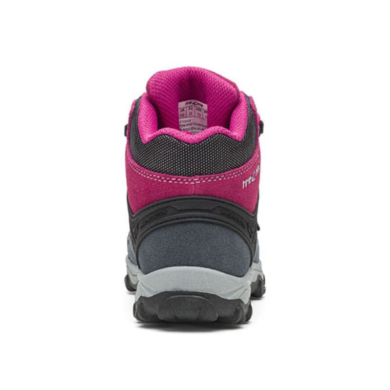 Dievčenská vysoká turistická obuv TREZETA Storm Wp Jr, Fuchsia Silver 6