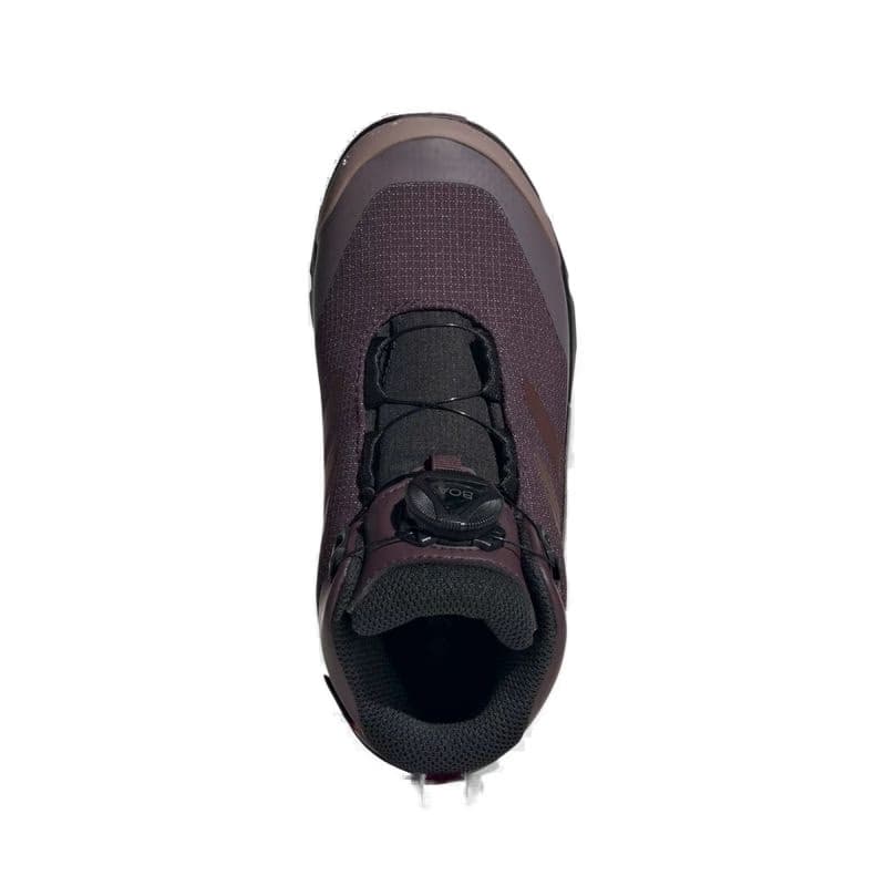 Dievčenské členkové zimné topánky ADIDAS Terrex Winter Mid Boa Rain.RDY shadow maroon red lilac 5