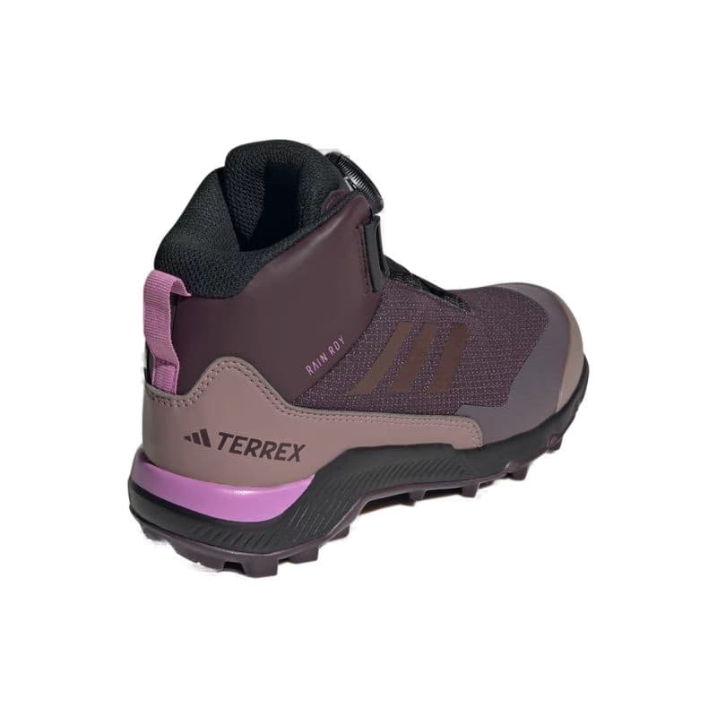 Dievčenské členkové zimné topánky ADIDAS Terrex Winter Mid Boa Rain.RDY shadow maroon red lilac 6