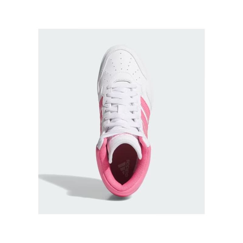 Dievčenská rekreačná obuv ADIDAS Hoops 4.0 Mid Jr cloud white pink fuchsia grey two 4