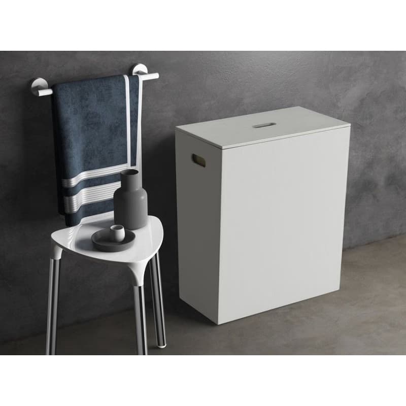 Gedy - LUXURY kôš na bielizeň 49,5x61,8x29cm, biela 103702 2
