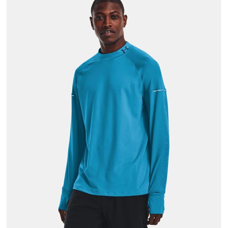 Pánske bežecké tričko s dlhým rukávom UNDER ARMOUR UA OUTRUN THE COLD LS-BLU-1373214-419 2