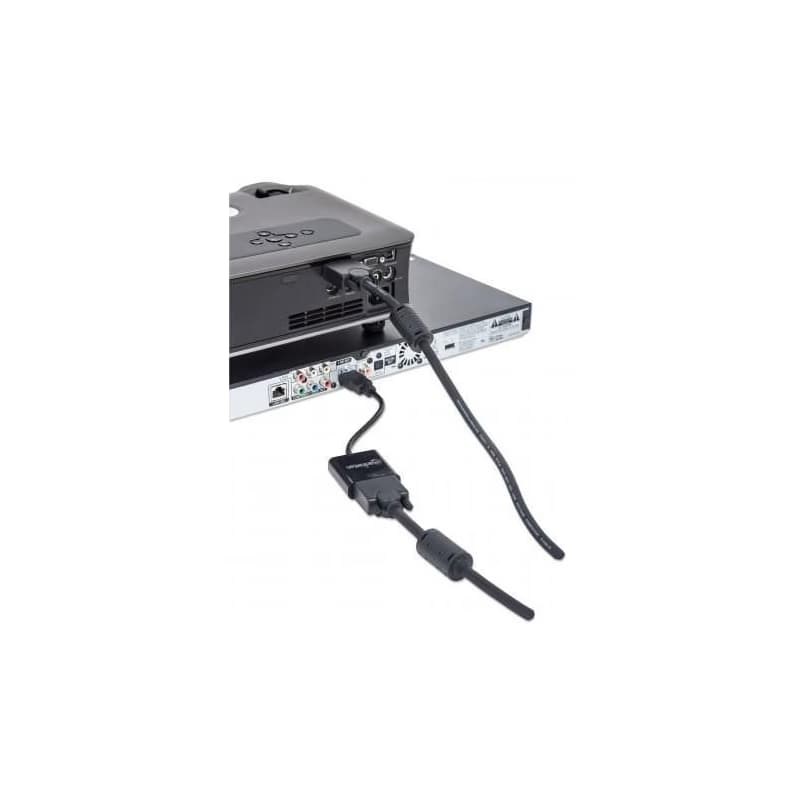 MANHATTAN prevodník z HDMI na VGA (HDMI Male to VGA Female, black, Polybag) 4