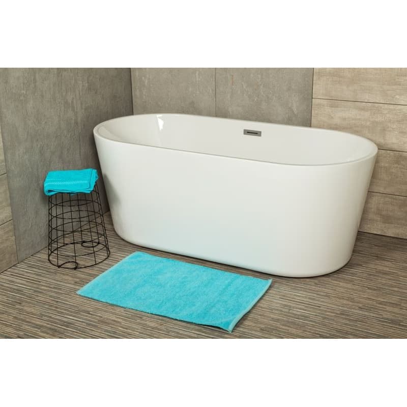 KERRA - Voľne stojaca vaňa Nora 157 cm + zátka + sifón 5907548109859 2