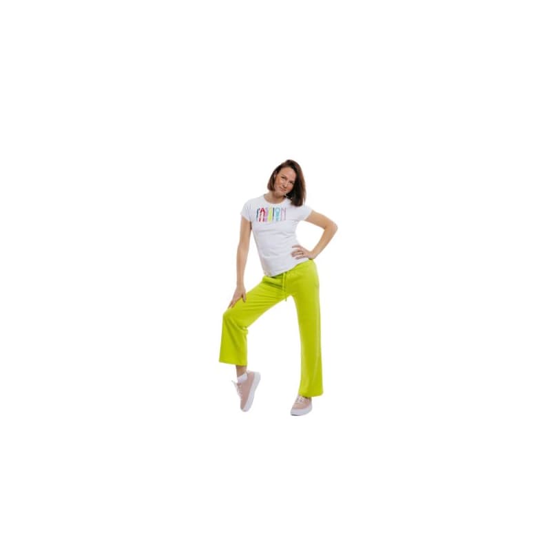 Dámske tepláky AUTHORITY TP-NEOWIDE W yellow 1