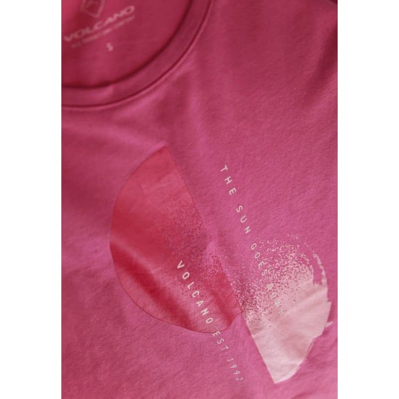 Dámske tričko s krátkym rukávom VOLCANO T-LASH-401-PINK 5