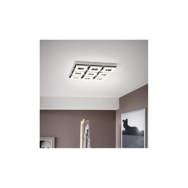 Eglo 95658 - Krištáľové stropné svietidlo FRADELO 9xLED/4W/230V 95658