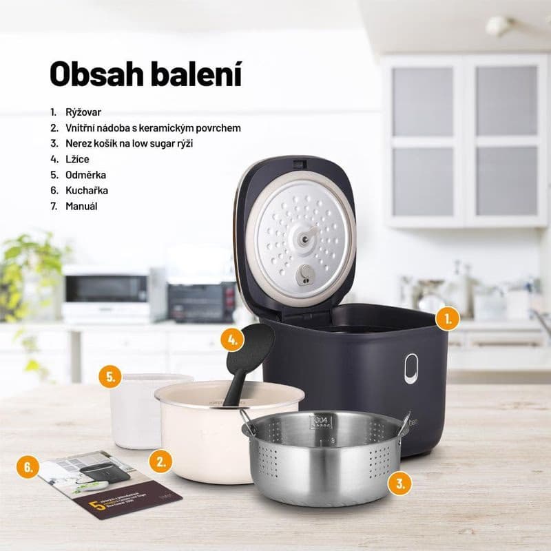 Lauben Low Sugar Rice Cooker 3000AT - ryžovar 6