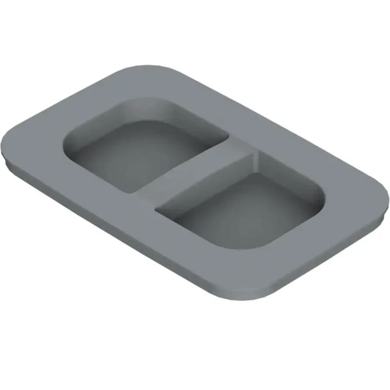 Veko na odpadkový kôš (MKT) 7L/9L plast  sivý TE22.6799 1