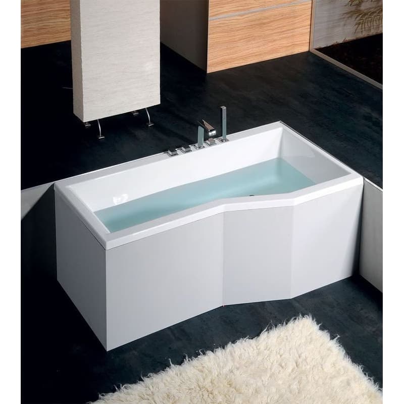 POLYSAN - VERSYS R asymetrická vaňa 160x84x70x47cm, biela 15611 2