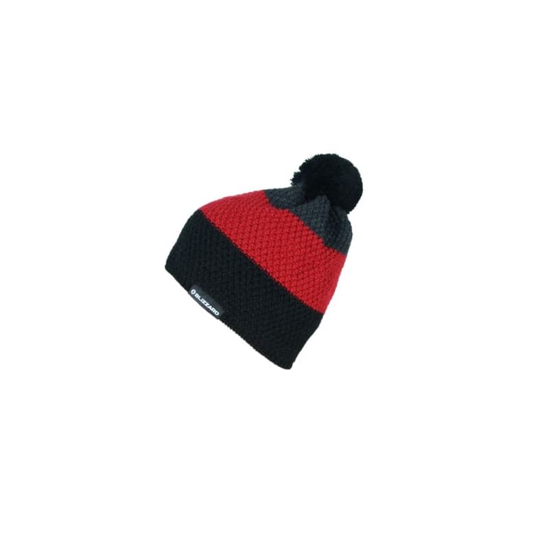 Zimná čiapka BLIZZARD Silvretta, black red grey 1