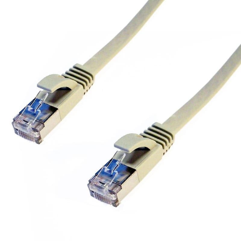 DATACOM Patch cord FTP CAT6 5m šedý FLAT plochý 1