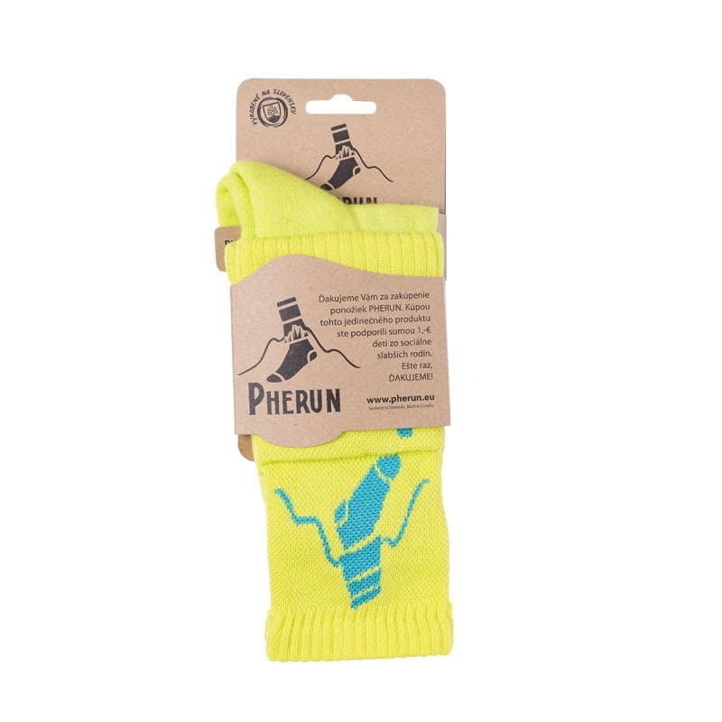 Turistické ponožky PHERUN Yellow Adventure 43-46 2