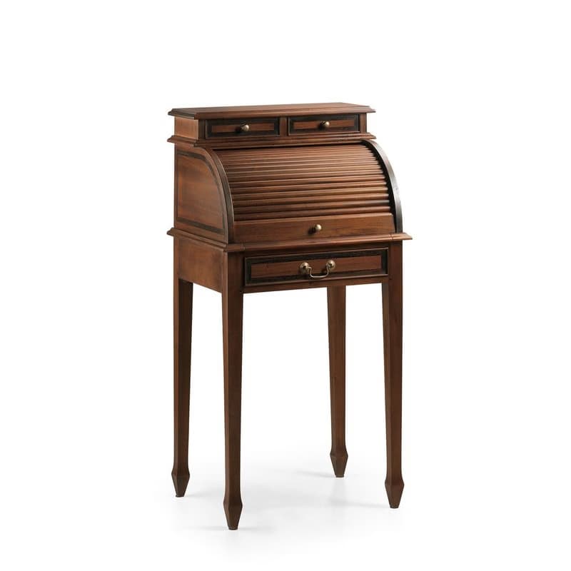 Estila Koloniálny písací stolík so sekretárom M-VINTAGE z mahagónového masívu 110cm