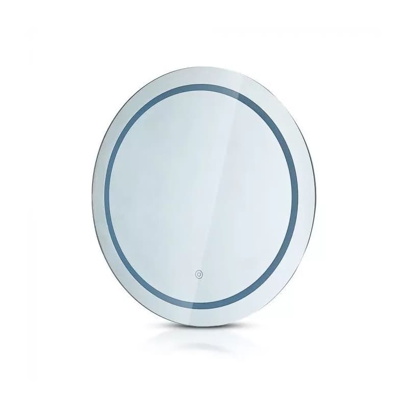 Zrkadlo kúpeľňové okrúhle 600x35mm podsvietené 8W s ohrevom 17W IP44 VT-8602 (V-TAC) 1