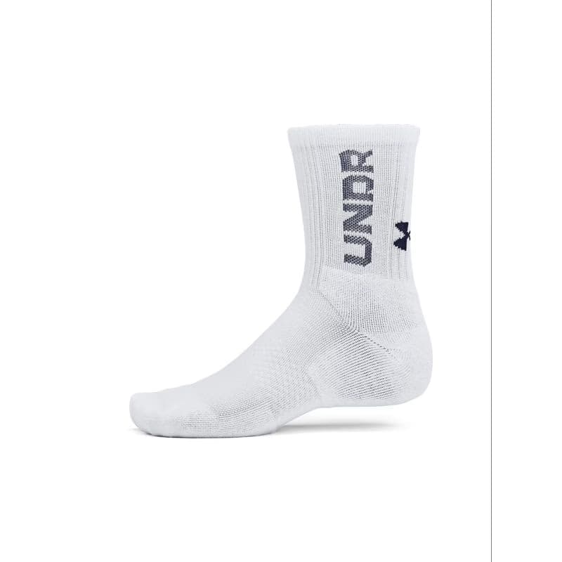 Ponožky UNDER ARMOUR 3 PACK-UA 3-Maker Mid-Crew-WHT 3
