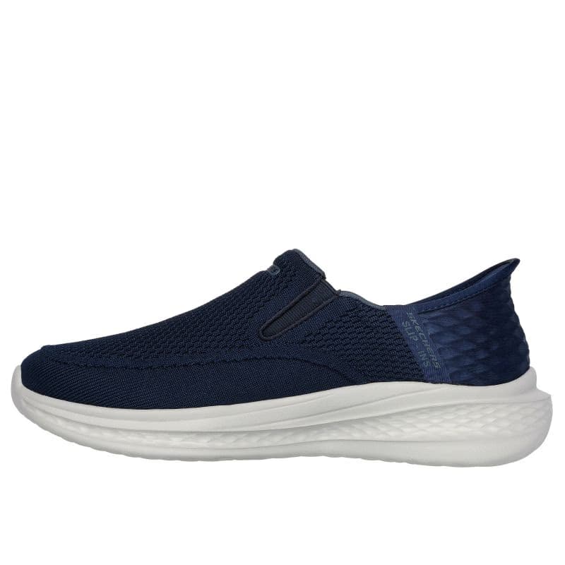 Pánska rekreačná obuv SKECHERS Slade Deacon Slip-Ins M navy white 3