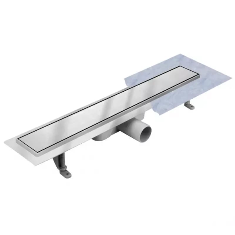 Odtokový žľab Reverzibilné Duplex Inox Dlaž / satén 700 1