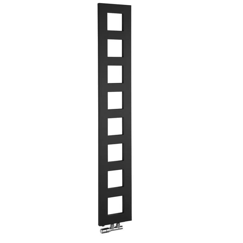 SAPHO - BLOCK vykurovacie teleso 280x1750 čierna matná IR182