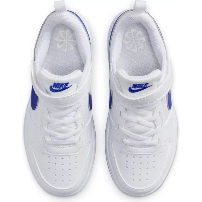 Chlapčenská rekreačná obuv NIKE Court Borough white hyper royal 3