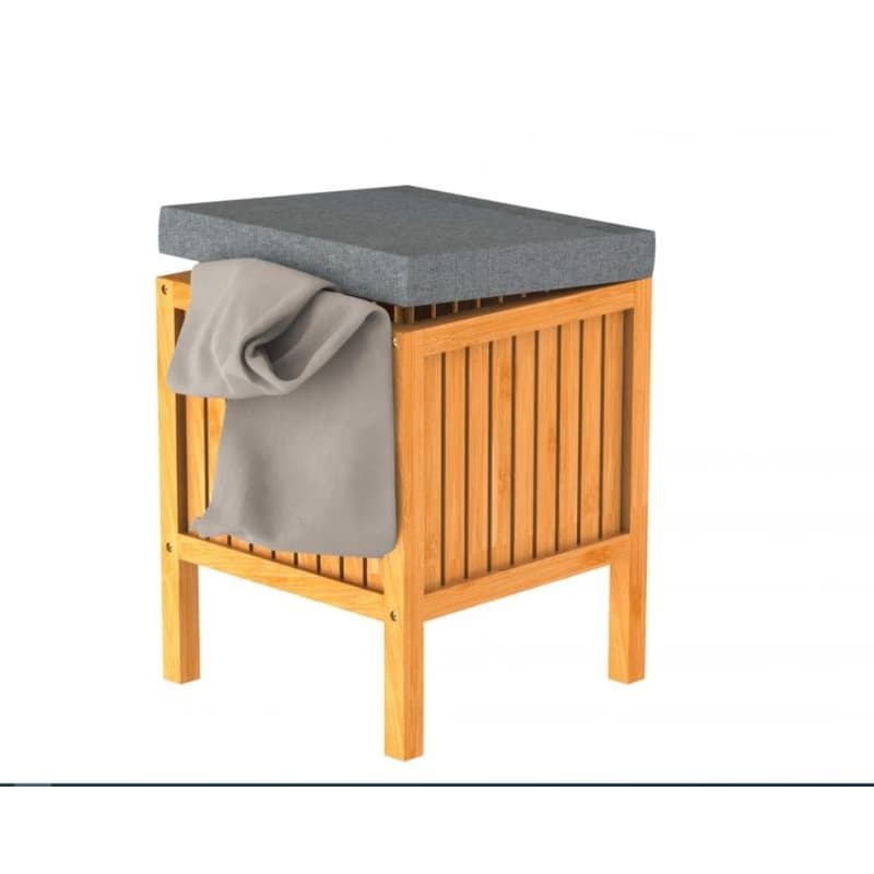 Schütte Bambusový koš na prádlo s podsedákem ( BMBA02-WKBH ) 4