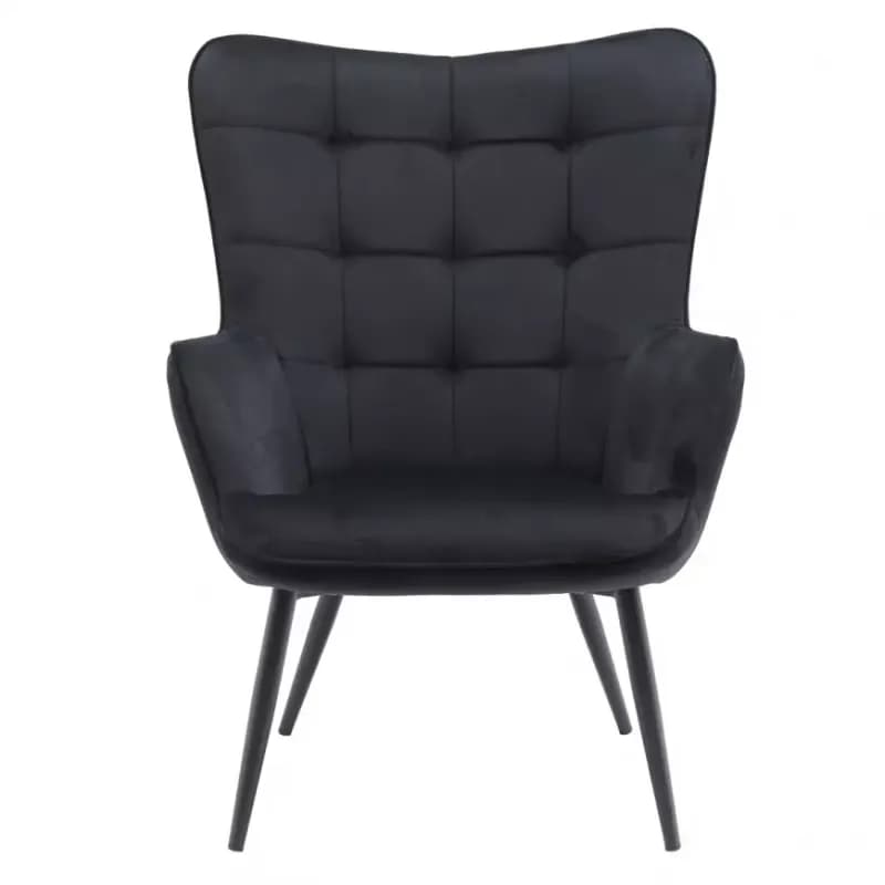 Kreslo Jet Black Velvet 19 1
