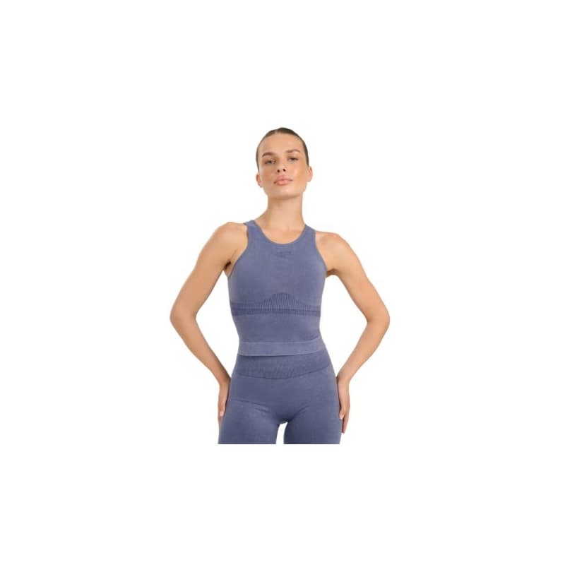 Dámske tréningové tielko 4F SLEEVELESS FNK F578-WAW25TFSLF578-30A-DARK BLUE ALLOVER